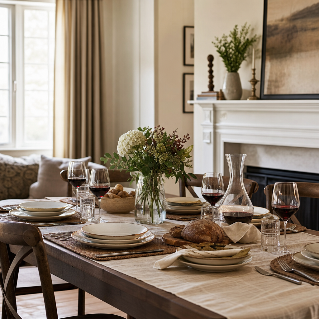 Welcoming dining space at Comfort Living Services